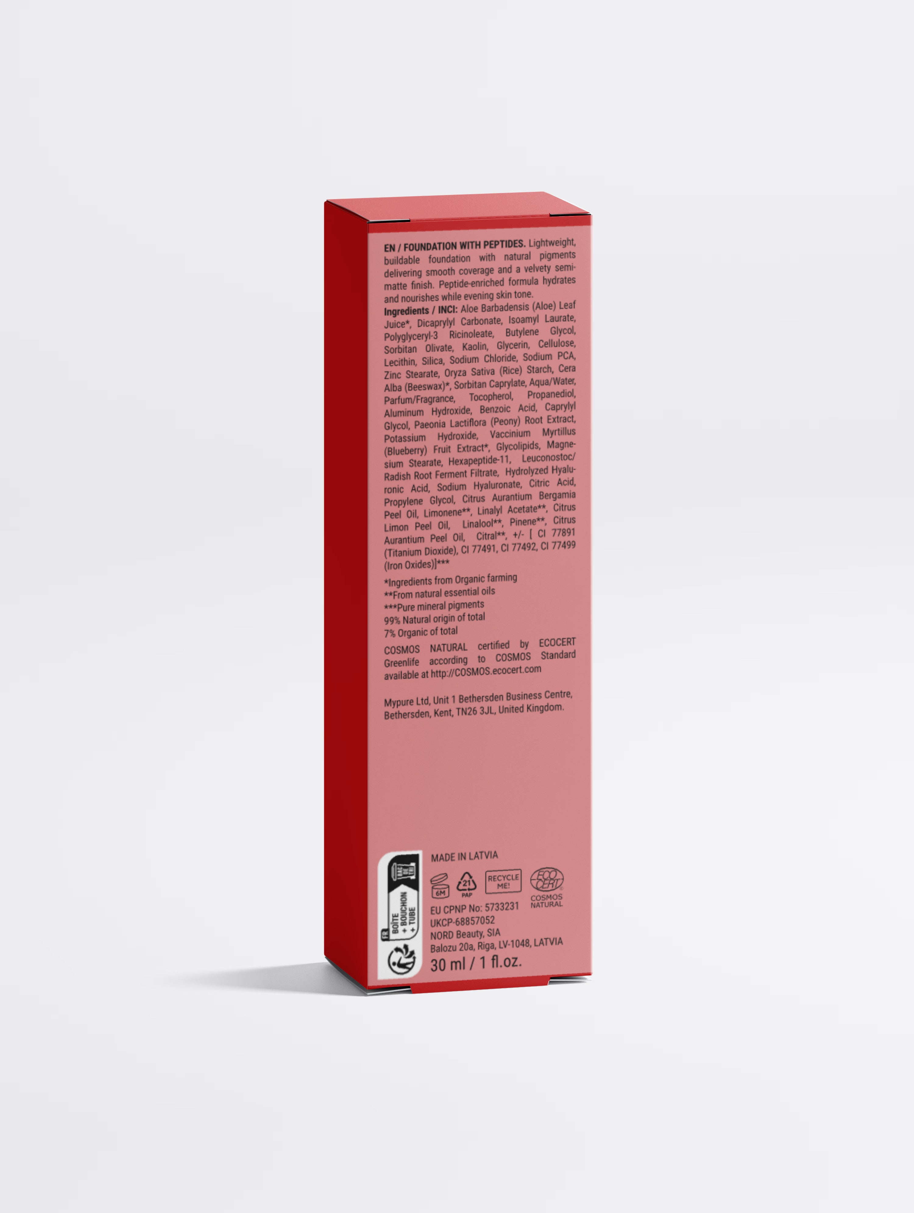 Fond de teint aux peptides, 30 Tan Neutral