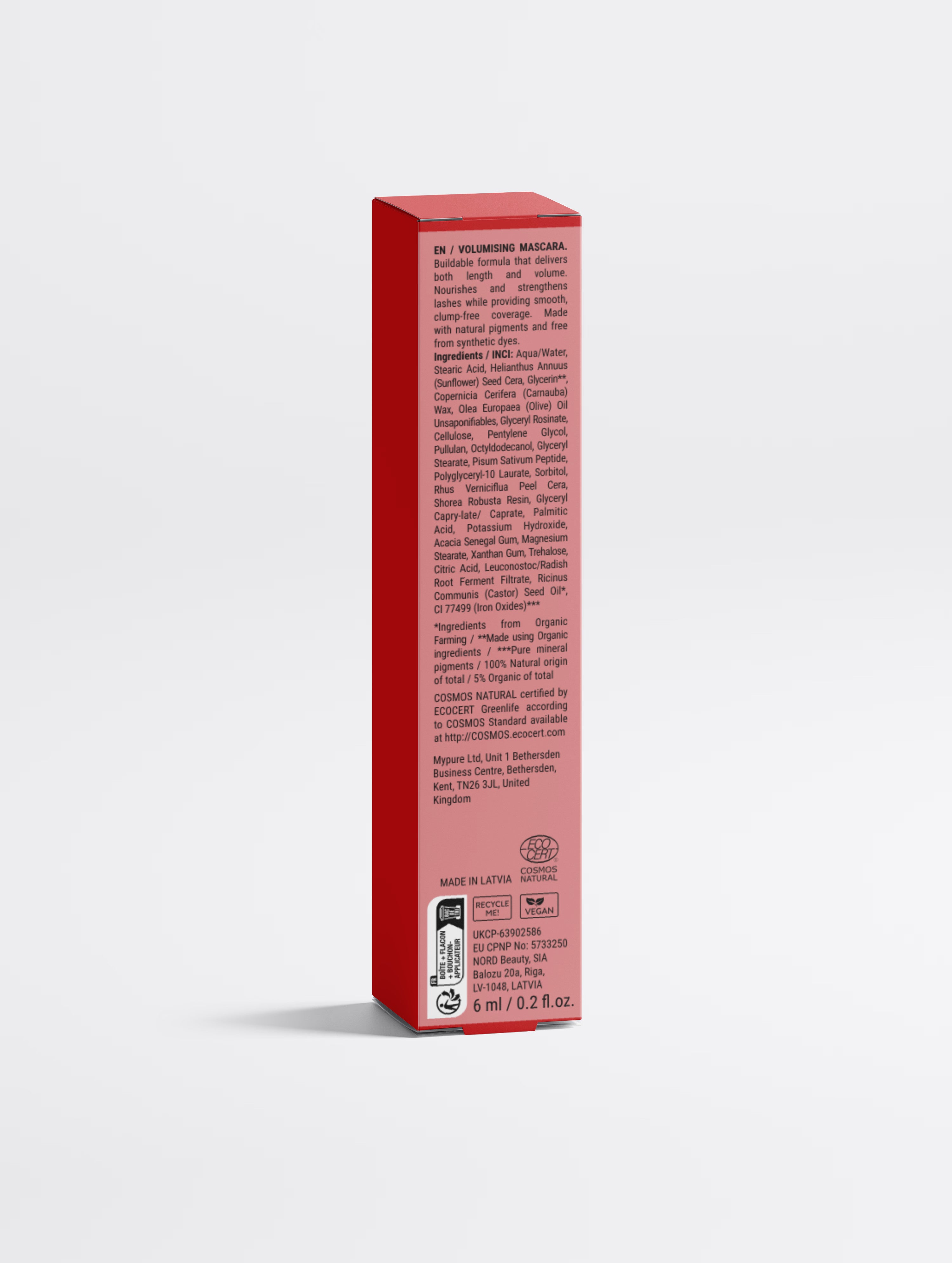 Mascara allongeant et volumisant