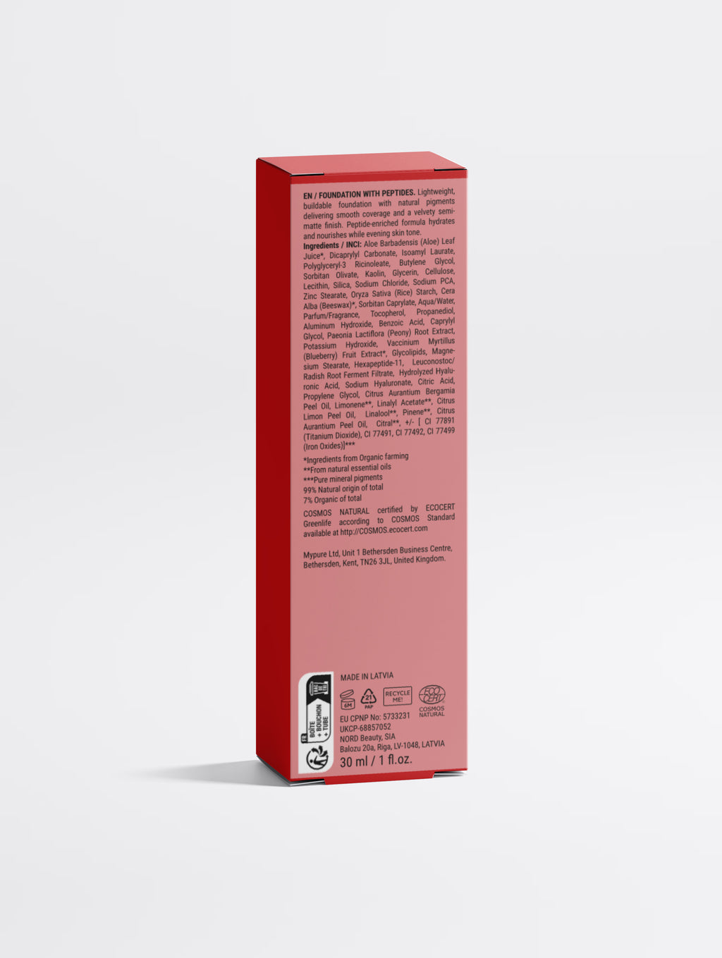 Fond de teint aux peptides, 05 Clair neutre